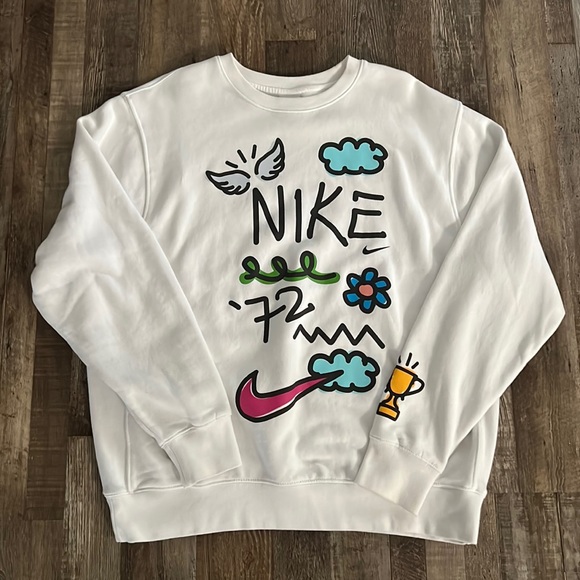 Nike Other - Nike Doodle Glyphs Crewneck Sweater